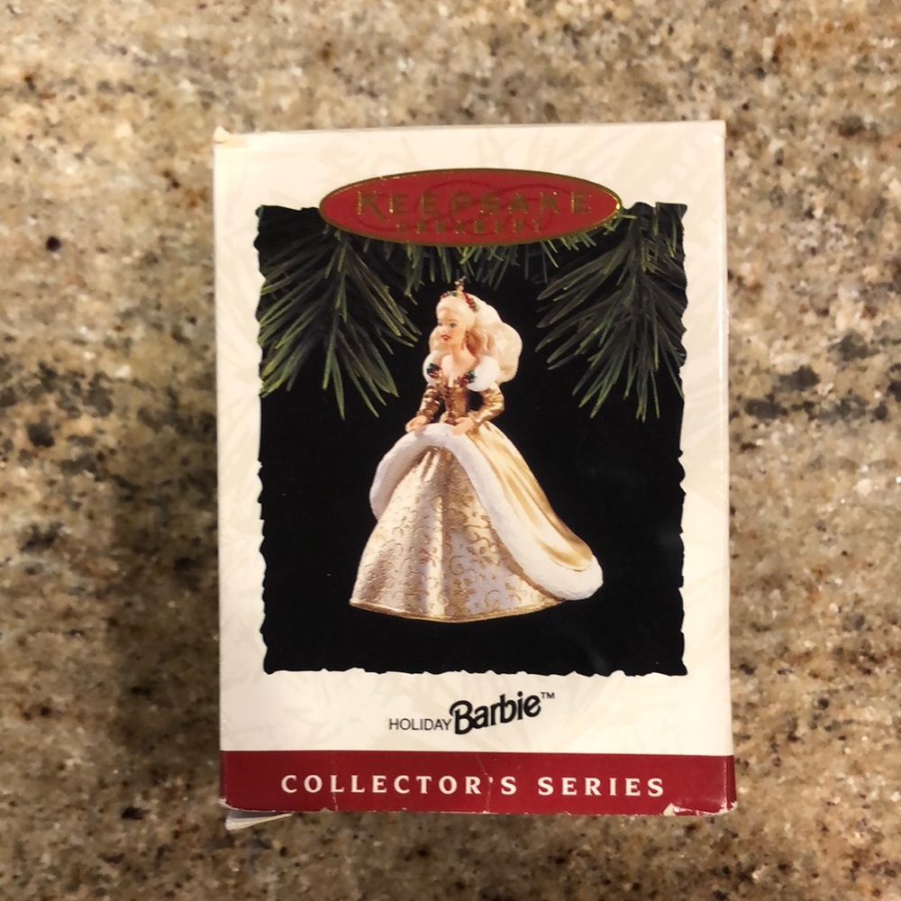 Vintage Holiday Barbie Ornament